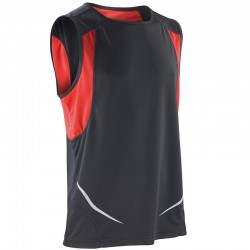 Plain vest sport athletic Spiro 140 GSM